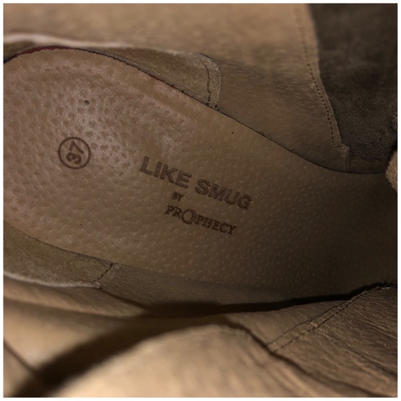 LIKE SMUG BY PROPHECY ANKLE BOOTS SIZE US 7/ EUR 37 - Picture 11 of 11